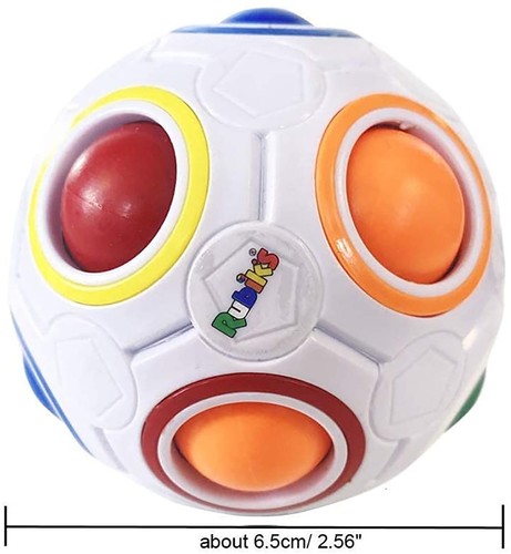 Cube rubik ballon arc ciel - cube,