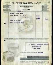 PARIS (VIII°) PRODUITS COSMETIQUES / SAVON à BARBE "THIBAUD GIBBS & Cie" en 1928