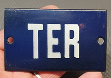 ancienne plaque émaillée de