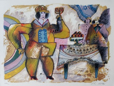 Théo Tobiasse Je Vous Enverrai Le Prophète Élie Lithographie Signée Et Numérotée