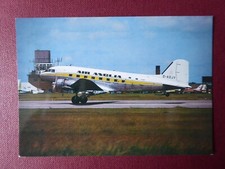 CARTE POSTALE AVIATION SKYLINER CARD 10 DOUGLAS C-47A AIR ANGLIA G-AGJV