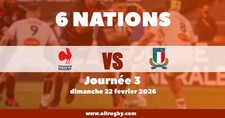 Place pour le match de rugby France VS Italie 2026
