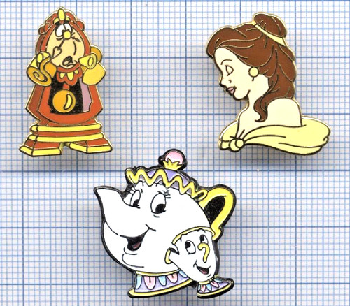 Lot pin beauty and the - lot,