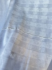 Grande nappe ancienne en damassé floral, XIXe siècle – 4,10 m x 1,70 m