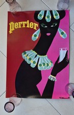 Affiche publicitaire perrier - publicitaire,