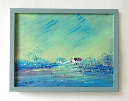 Tableau acrylique sur toile - *,