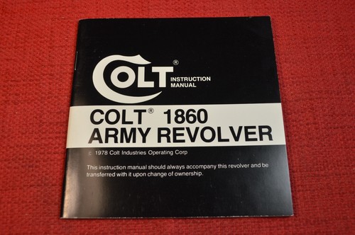 Colt early instruction - early, manual