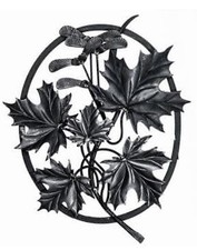 Ornement en fer forgé fer