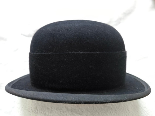 Chapeau melon noir conty - chapeau, hat