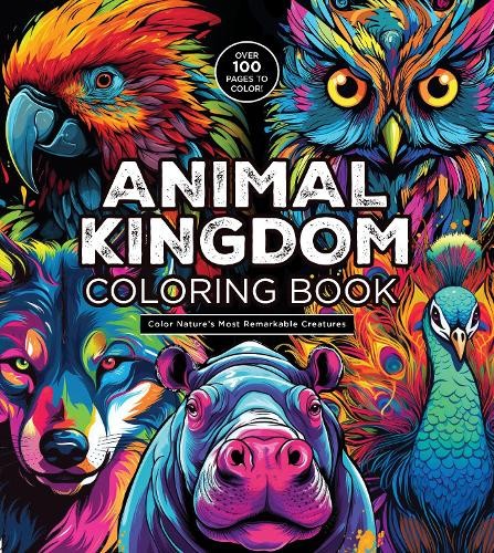 Animal kingdom coloring book - animal,
