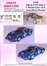 V158 ALPINE A110 1600S 3°