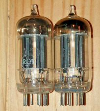 Nice matched and balanced pair 12AX7 RCA square getter test 10/10mA soit 100%