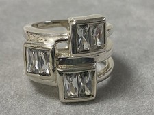 Superbe bague argent zirconium