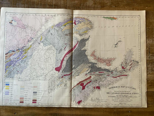 Géologiques carte canada - géologiques,