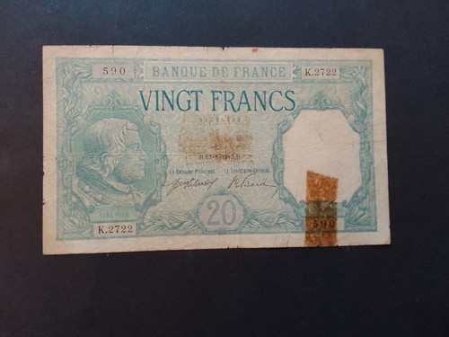 Francs bayard 08 1917 - 20,