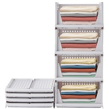 4 pcs Organisateur Armoire