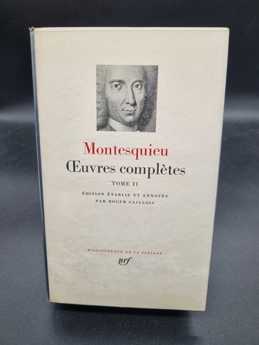 Montesquieu oeuvres completes - montesquieu,