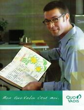 Publicité Advertising 1220 2002  agenda Quo Vadis   c'est moi