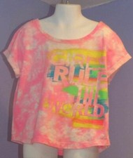 Girls SO Pink Grapic T-Shirt M