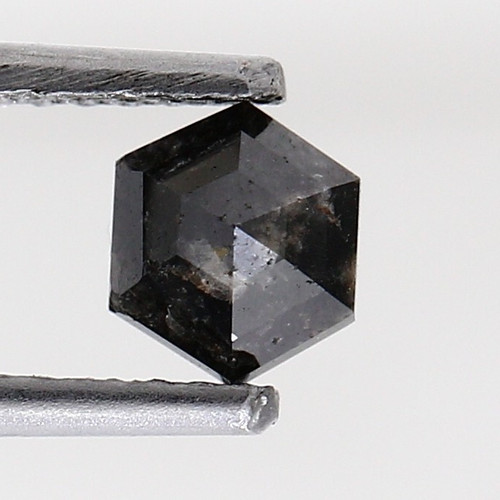 Diamant noir naturel - noir, en