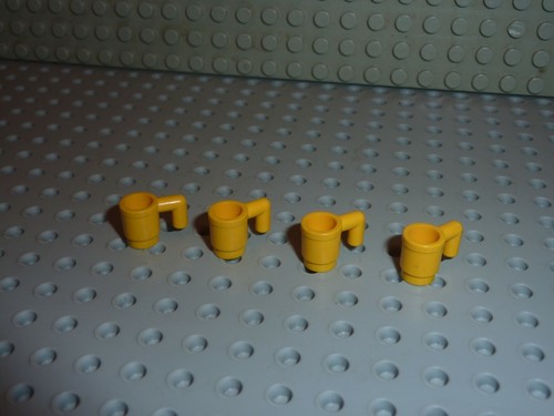 Lego yellow minifig - x, cup