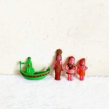 1950 Vintage Plastique Poupée Bateau Dieu Hochet Jouet Décoratifs Collection 4