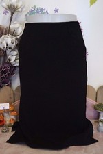 Vêtement occasion femme : Jupe longue noire " Frederic " - T : 38 / 40 *