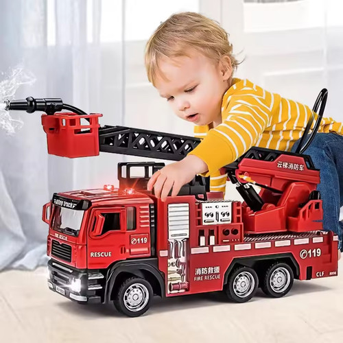 Camion pompier géant avec - camion,