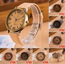 Montre Tendance Originale Homme en Style Bois Idée Cadeau Envoi Rapide Soigné