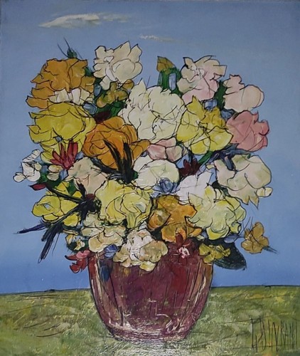 Tableau peinture huile sur - tableau,