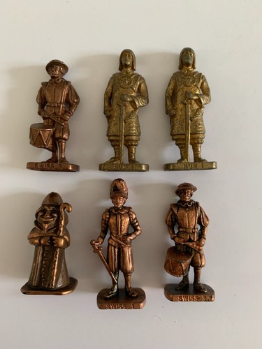 Lot figurines kinder metal - lot, 6