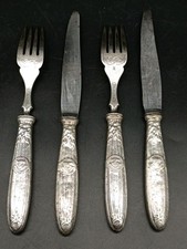 Anciens Couverts CHRISTOFLE Pour Hotel LUTECIA Paris Art Déco (e)