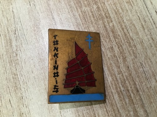 Insigne marine tonkinois - marine.,