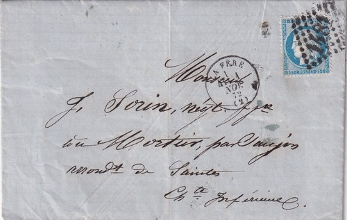 Lettre classique nov - 🦬, 1872