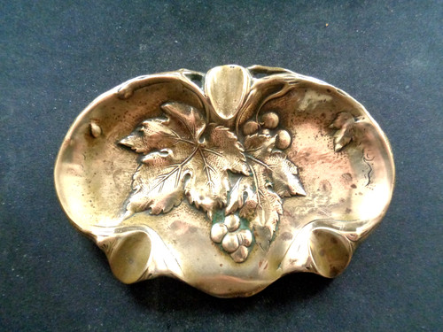 Cendrier bronze art nouveau - cendrier,