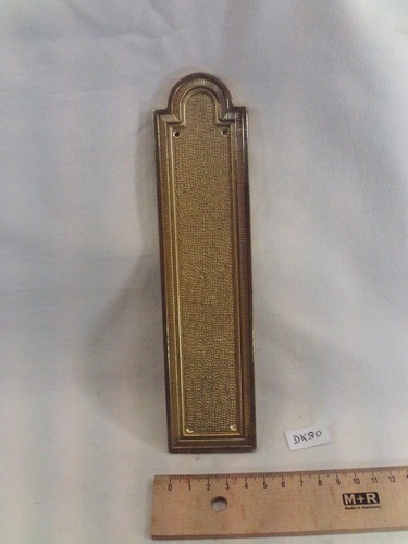 Plaque propreté laiton - de, en