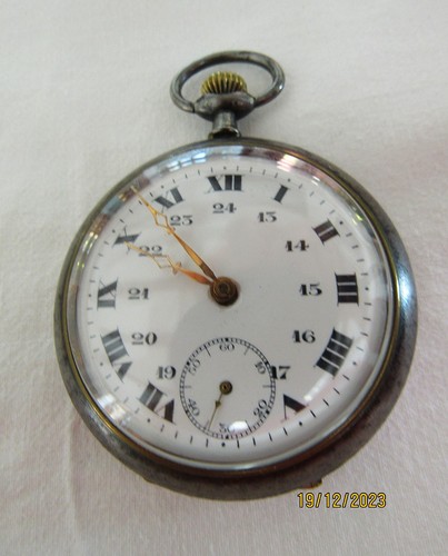 Montre gousset acier - montre,