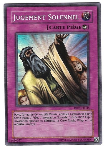 Yugioh jugement solennel - -,