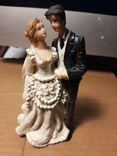  couple de Mariés Figurines Statue En Résine- hauteur 12 cm 