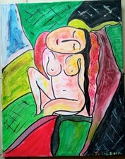 PARIS PORTRAIT  NU ART TABLEAU