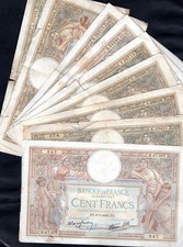 Lot de 10 billets anciens –