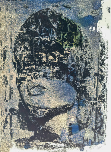 Vhils dusk sérigraphie - :,