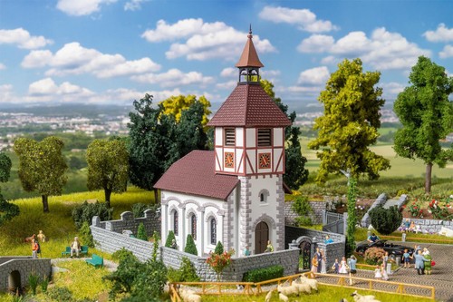 église village avec son - l'église, du