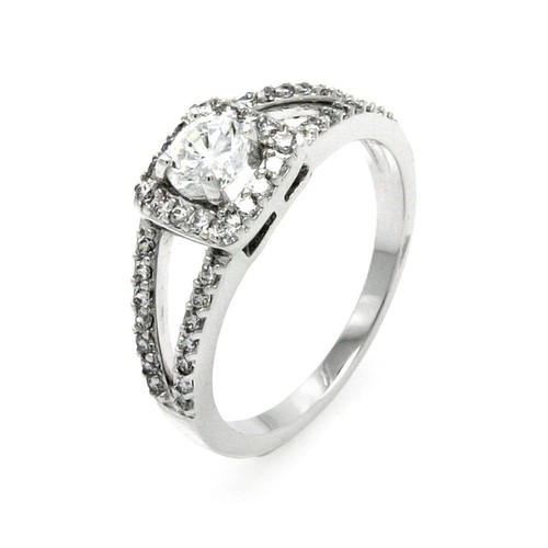 Argent sterling carré serti - sterling,