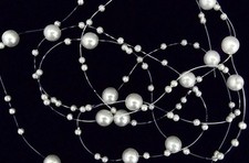 Bijou accessoire cheveux mariage perles blanches