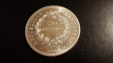pièce 50 francs hercule 1980 elle n'est pas en argent 