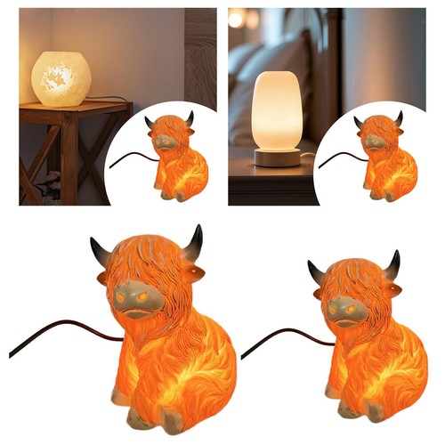 Lampe vache artisanale - , en