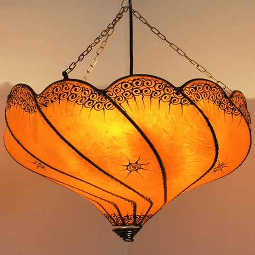 Lampe orientale henné maroc - lampe,