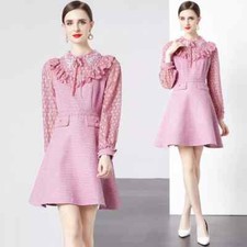 Robe Femme Court Satin Doux