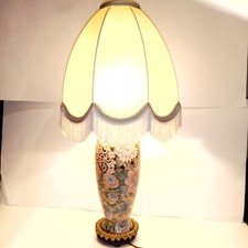 Lampe Porcelaine Peinte Mille